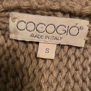 Cocogiò Knit Long Sweater Jacket (Knee lenght)